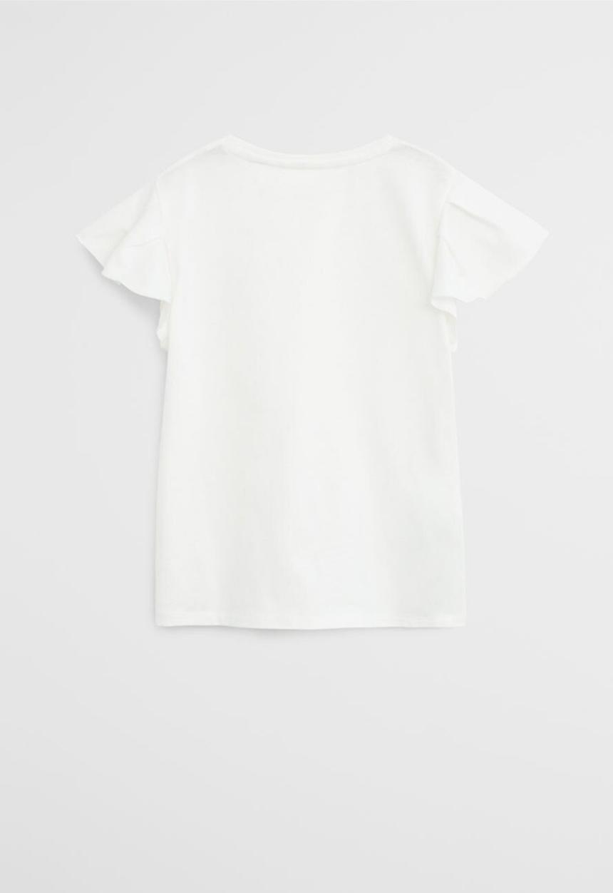 MANGO - T-shirt soft - white