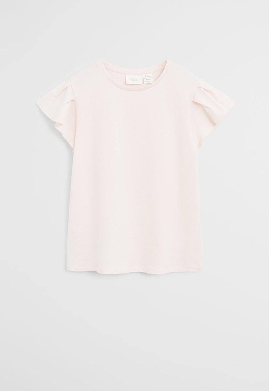 MANGO - T-shirt soft - pastel pink