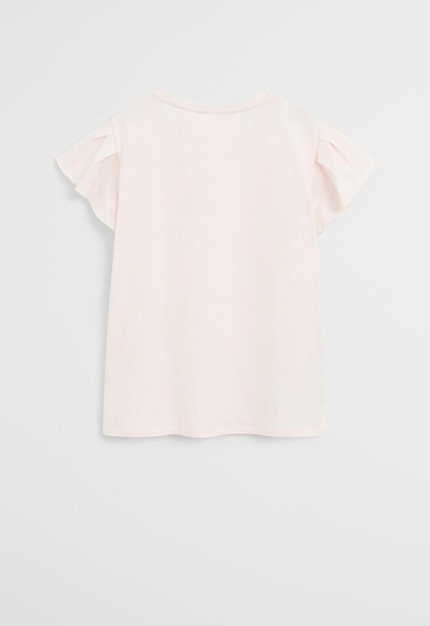MANGO - T-shirt soft - pastel pink