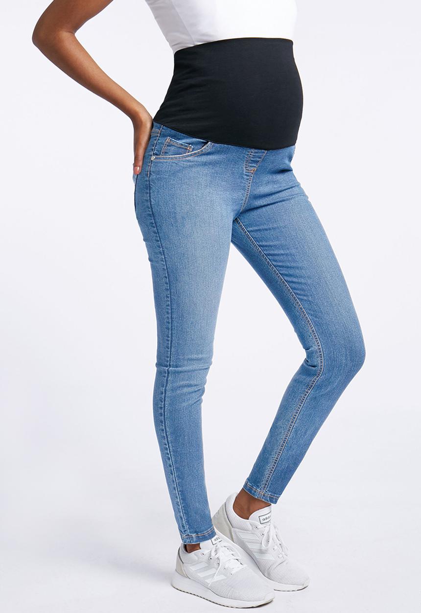 Cherry Melon - Faded powerfit skinny jeans - blue