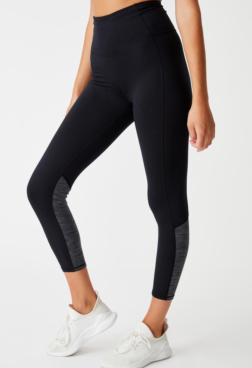 Cotton On - So soft marle 7/8 tight - black
