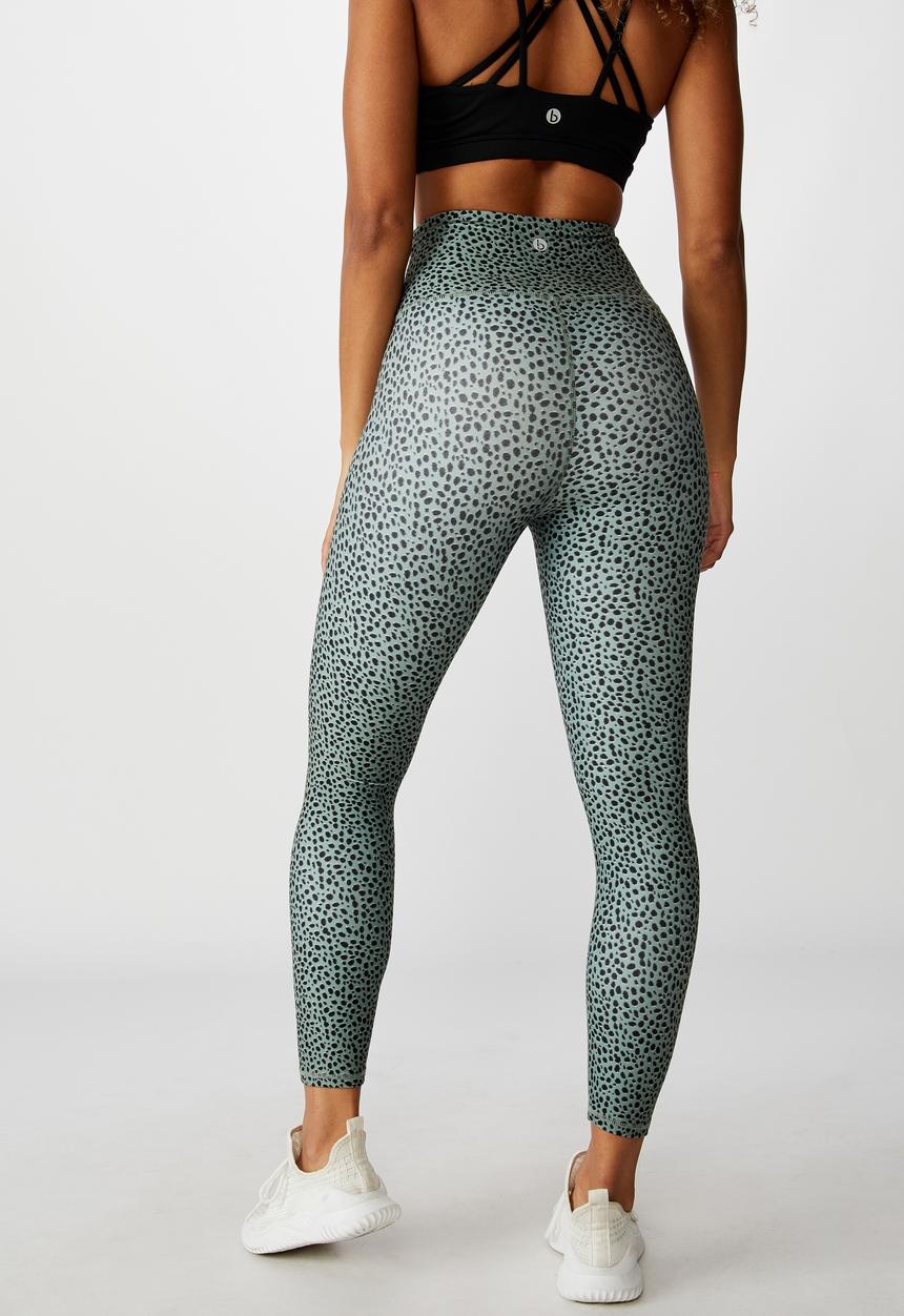 Cotton On - So soft marle 7/8 tight - steely shadow ikat pebble