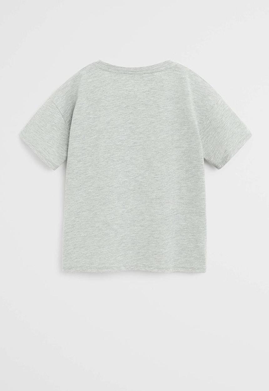 MANGO - T-shirt love - grey