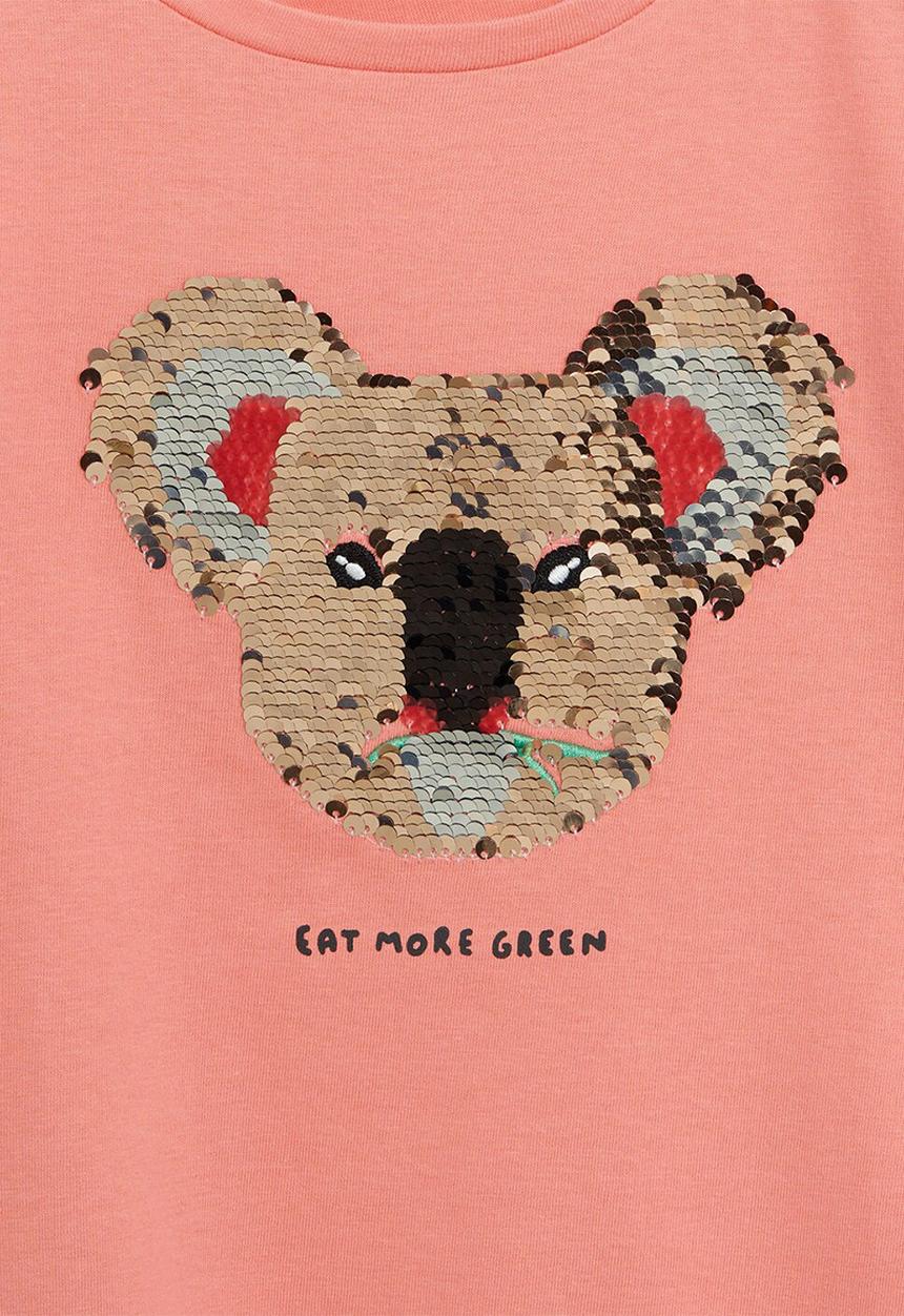MANGO - T-shirt wild - rose