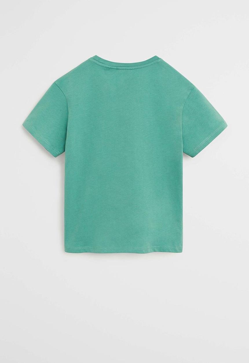 MANGO - T-shirt super  - green