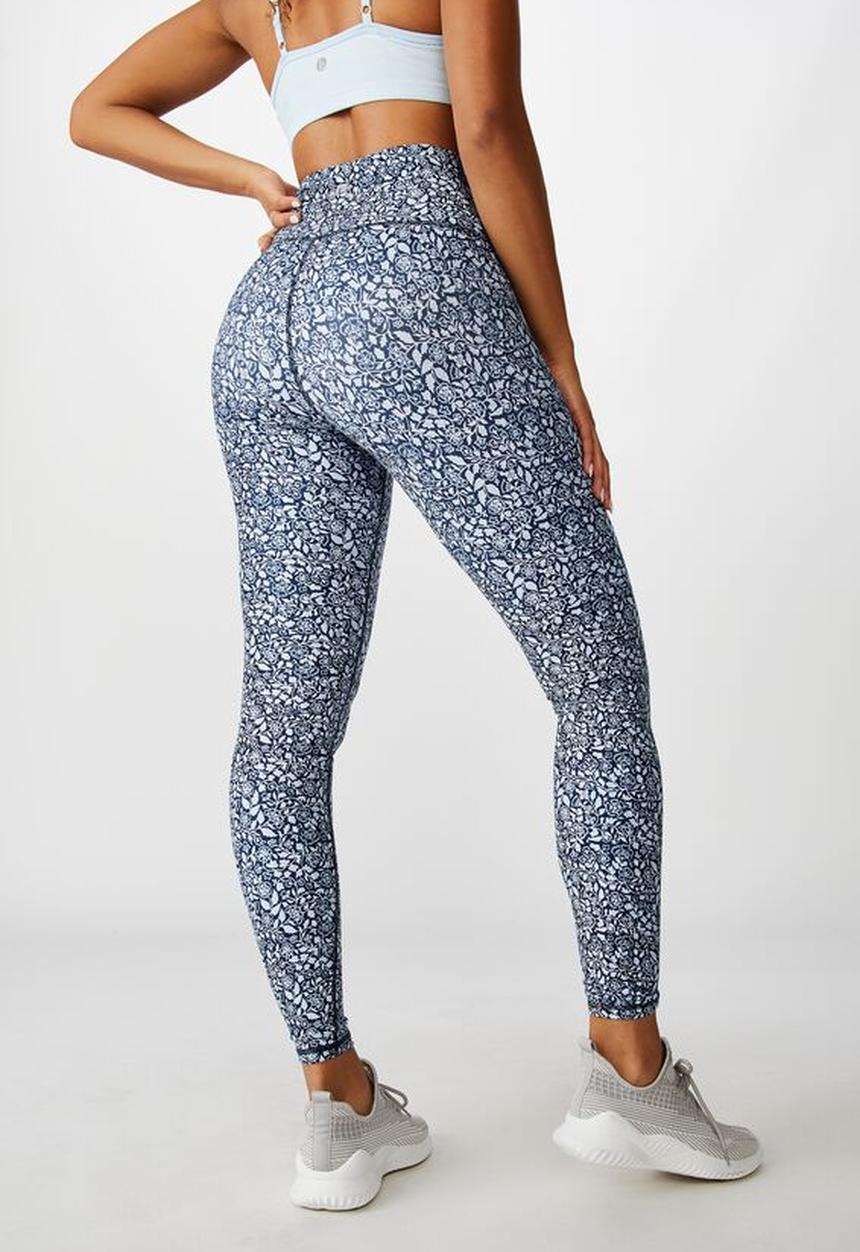 Cotton On - So soft tight - navy ditsy paisley