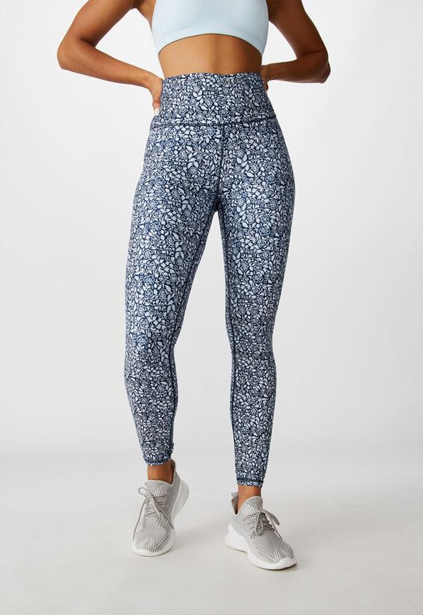 Cotton On - So soft tight - navy ditsy paisley