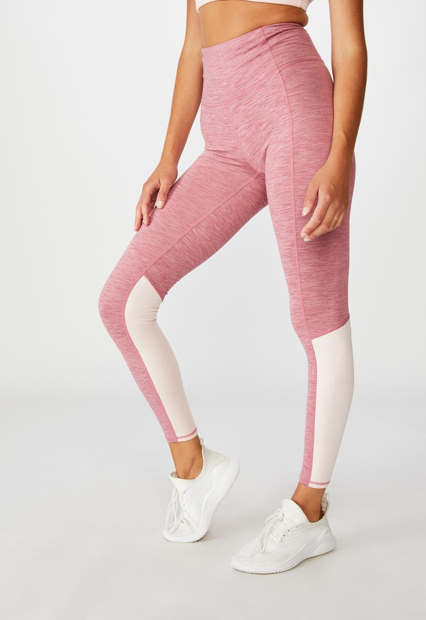 Cotton On - So soft tight - washed rose marle splice