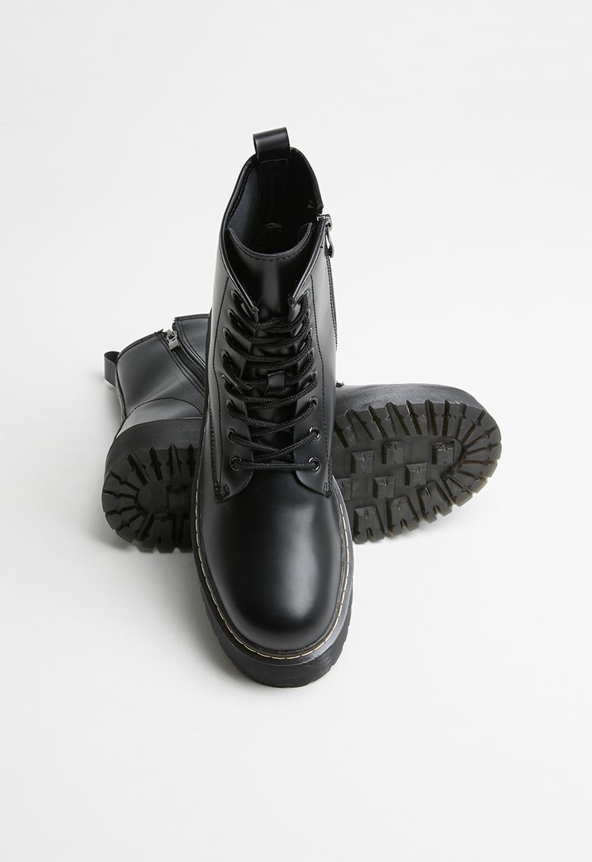 STYLE REPUBLIC - Janeat lace-up boot - black