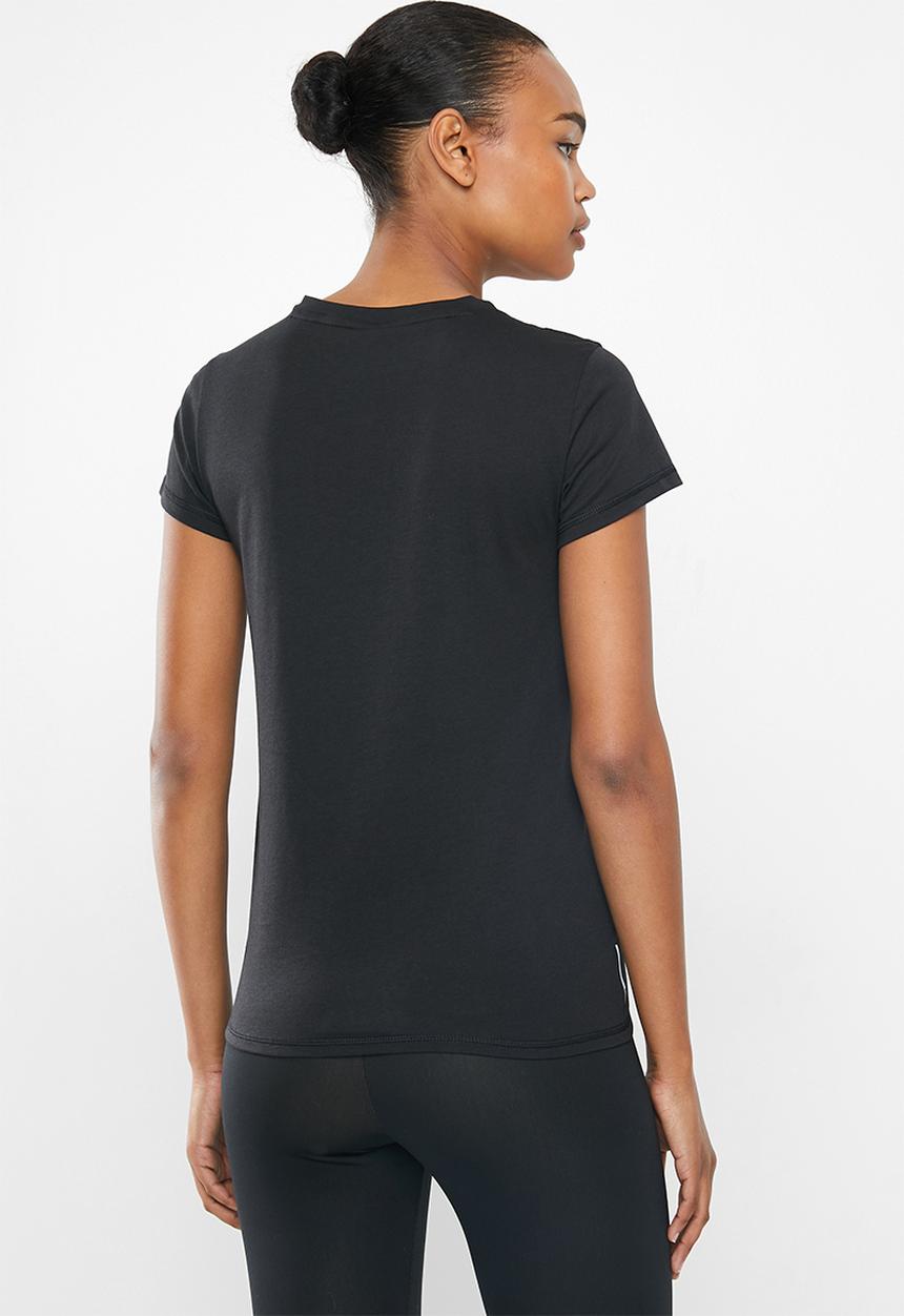 PUMA - Metal splash deep v tee - black