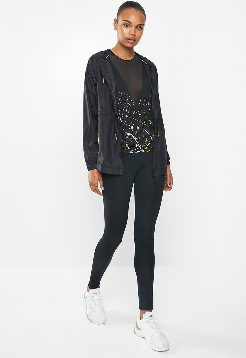 PUMA - Metal splash deep v tee - black