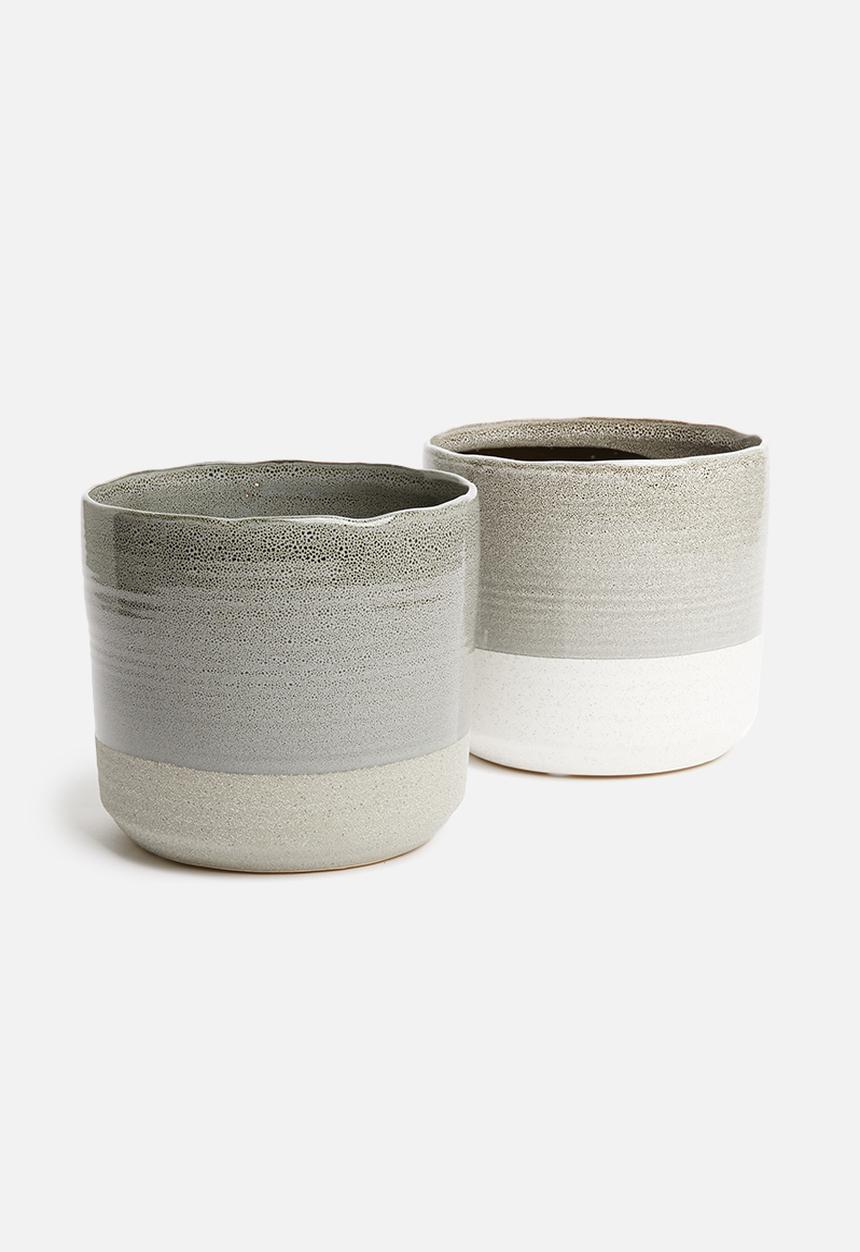 H&S - Sandy planter - charcoal