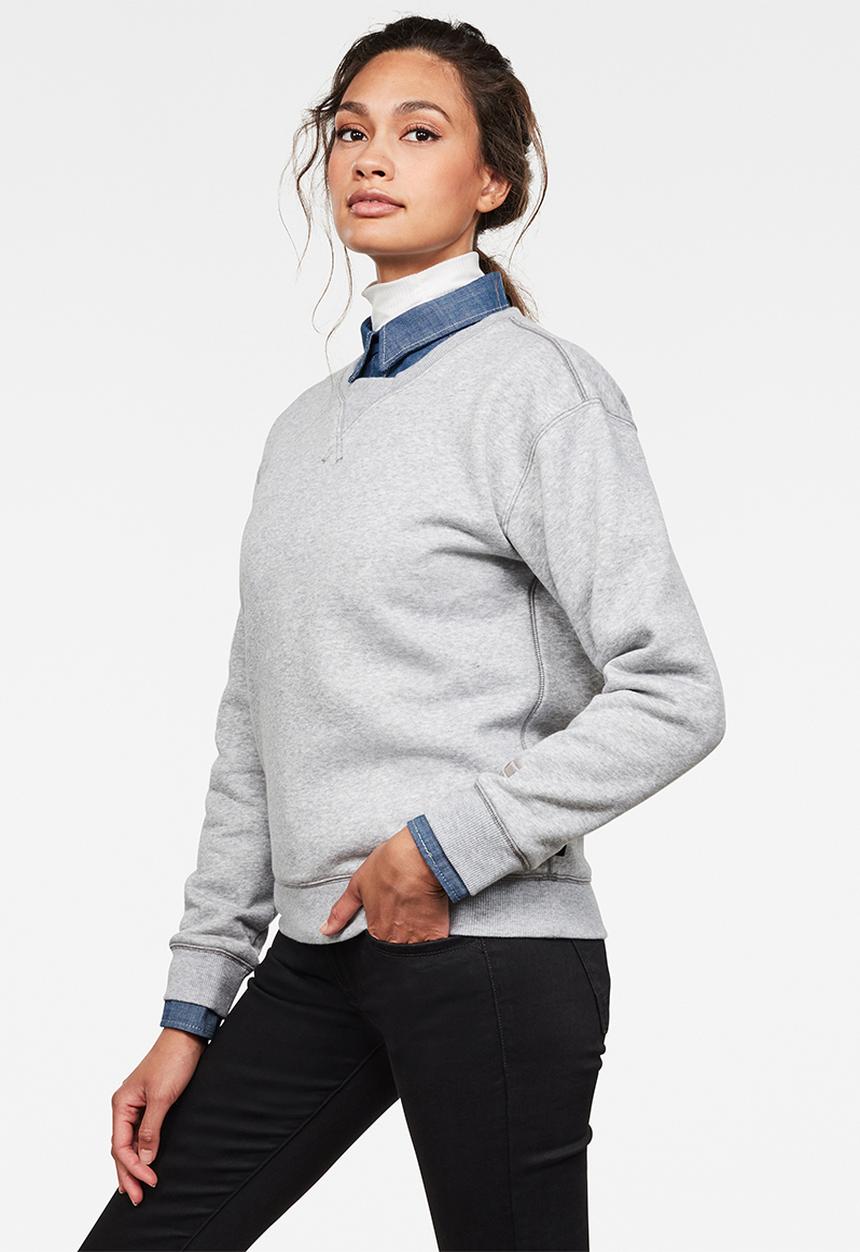 G-STAR - Premium core sweat long sleeve - grey 