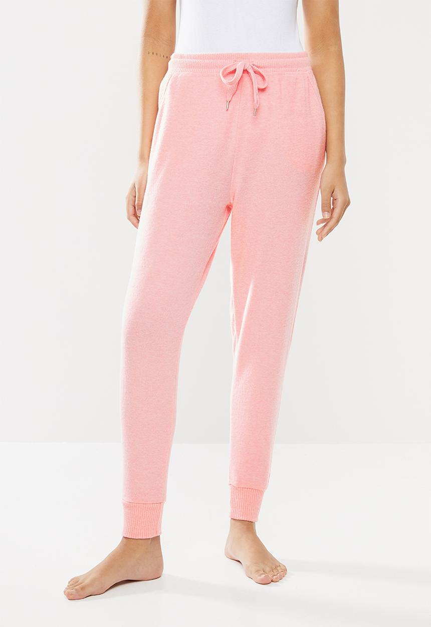 Cotton On - Supersoft slim fit pants - peaches & cream marle
