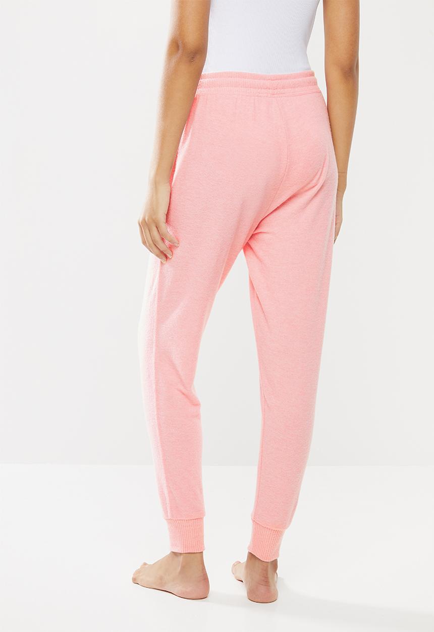 Cotton On - Supersoft slim fit pants - peaches & cream marle