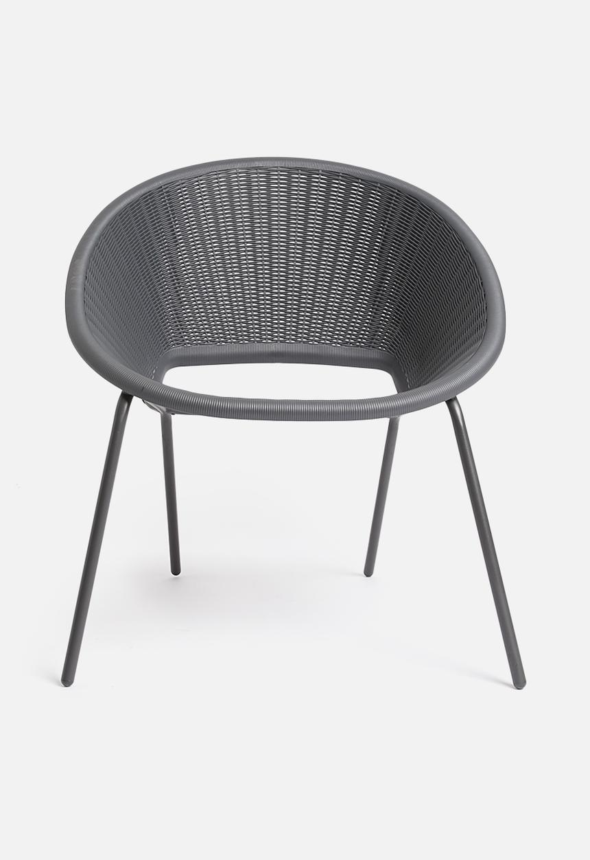 H&S - Freya outdoor chair - charcoal