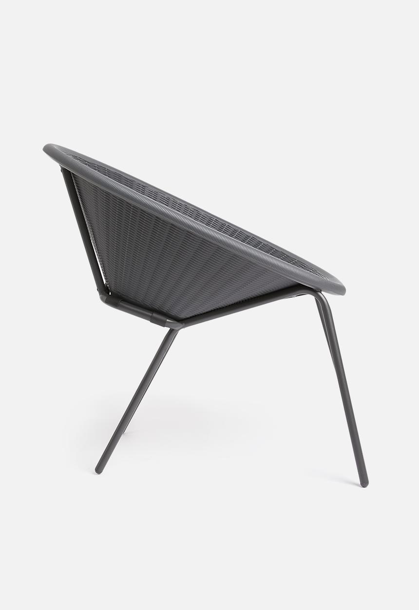 H&S - Freya outdoor chair - charcoal