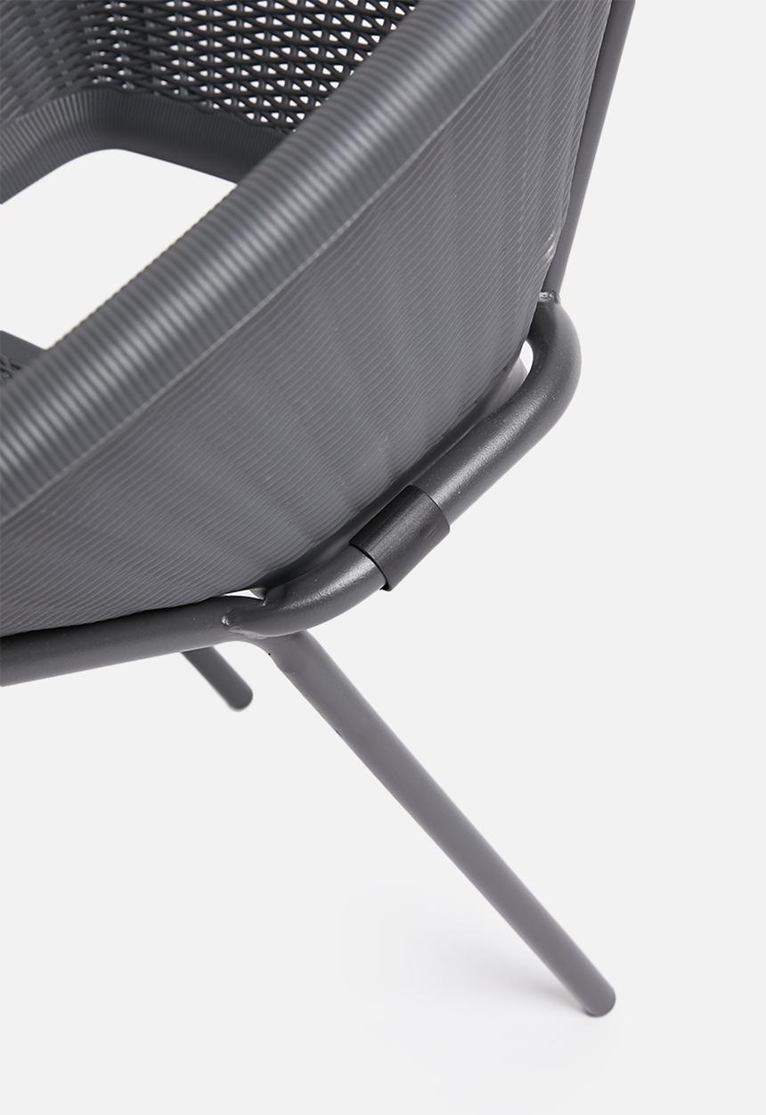 H&S - Freya outdoor chair - charcoal