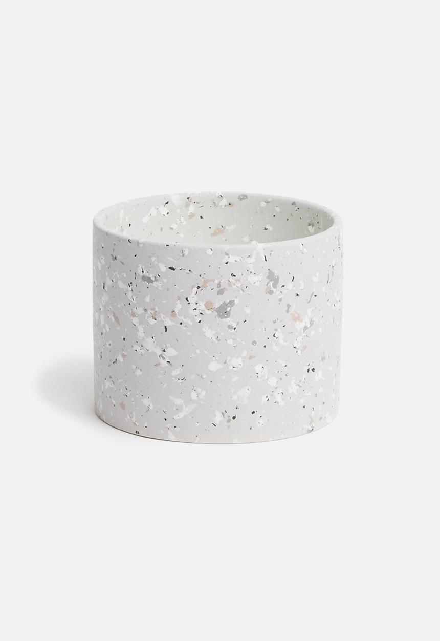 H&S - Terrazzo candle - grey
