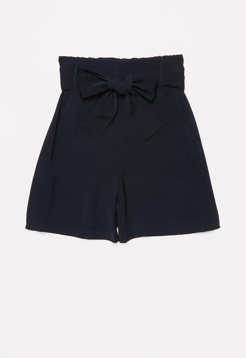 Superbalist - Tweens paper bag shorts - navy
