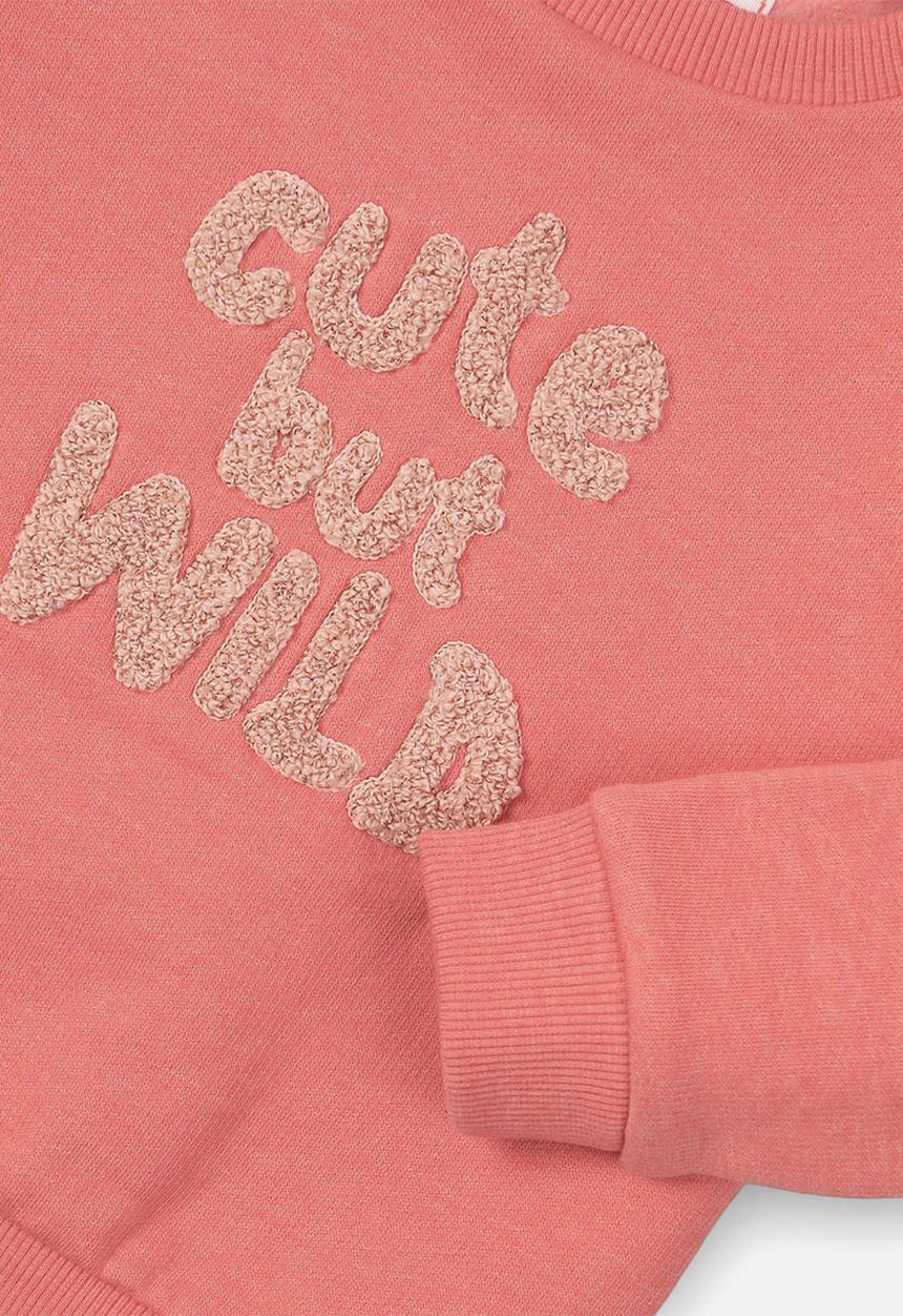 MINOTI - Teens fleece jumper - coral