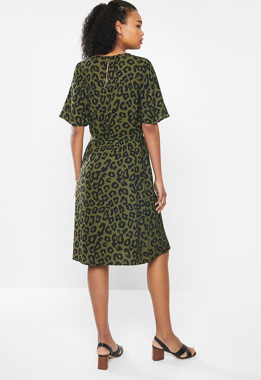 Jacqueline de Yong - Seda dress - olive