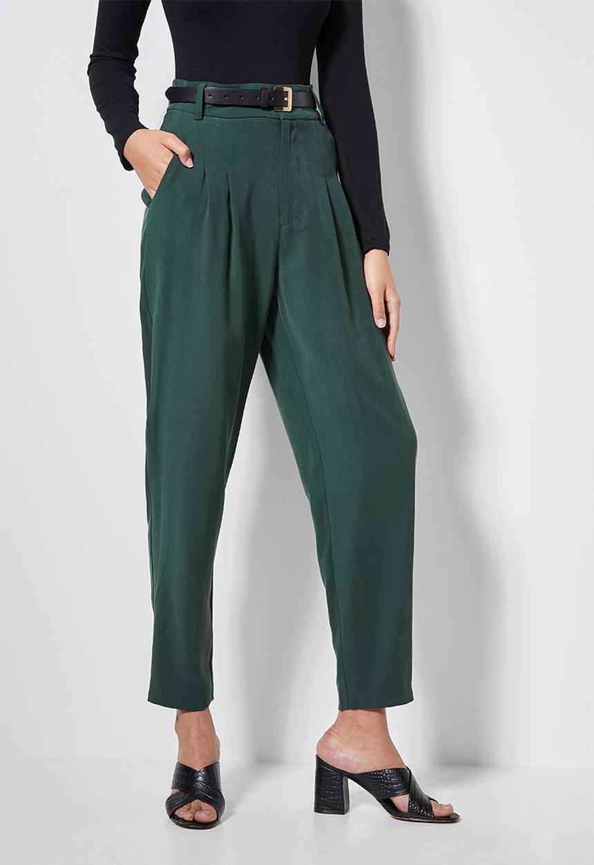 Superbalist - Premium tapered trousers - green