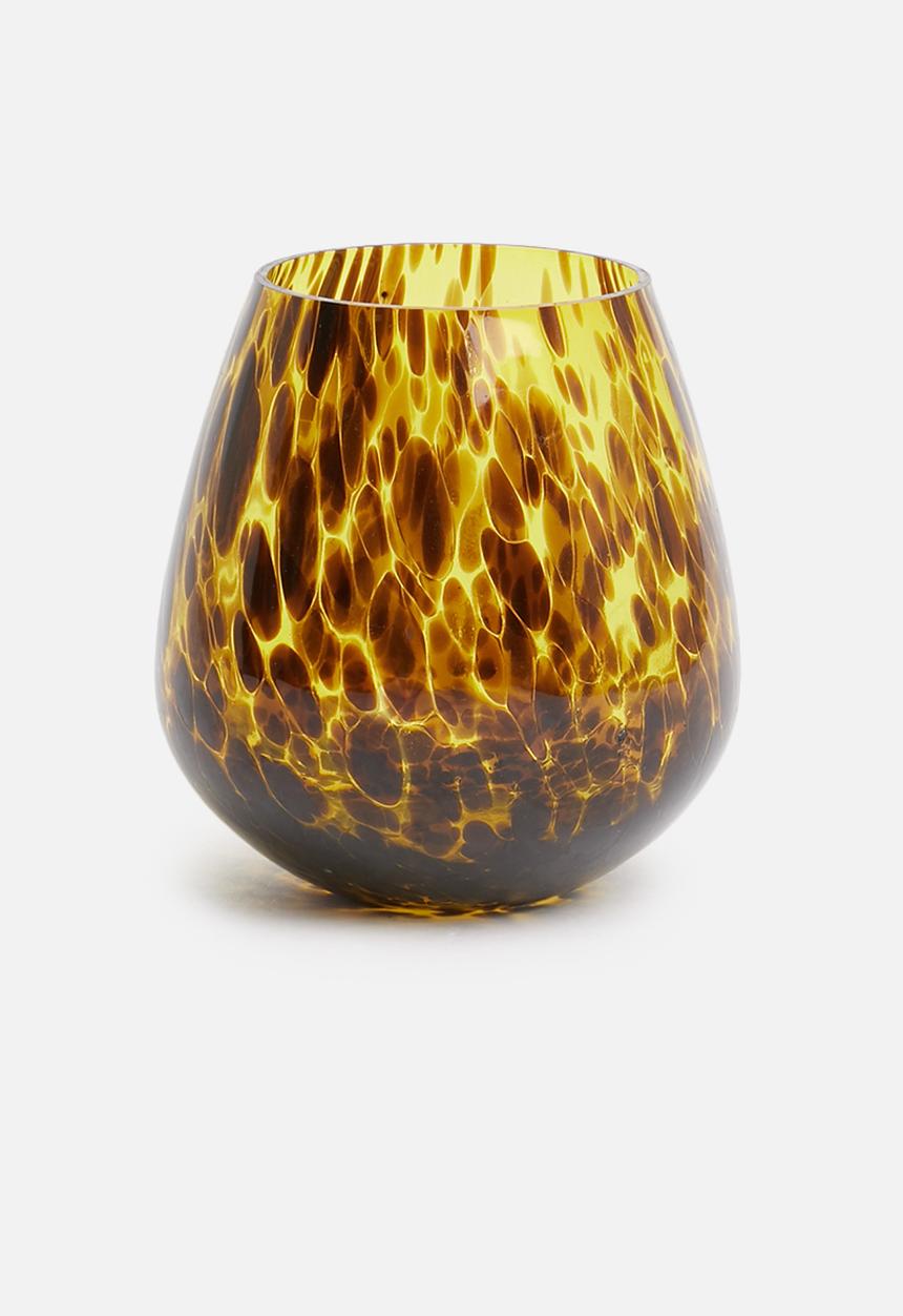 H&S - Zora vessel - amber speckle