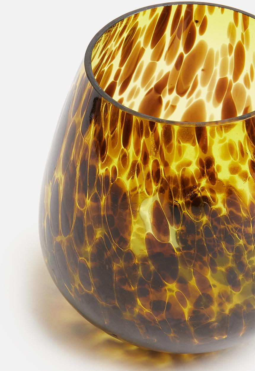 H&S - Zora vessel - amber speckle