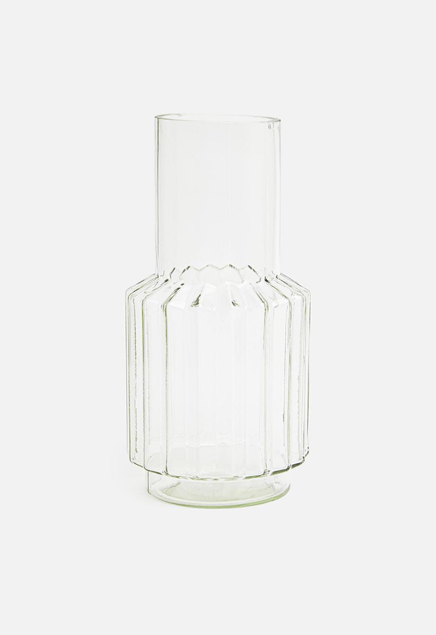 H&S - Glass vase - gold