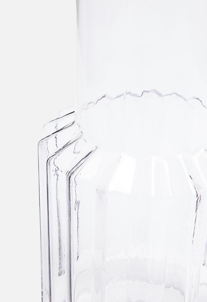 H&S - Glass vase blue