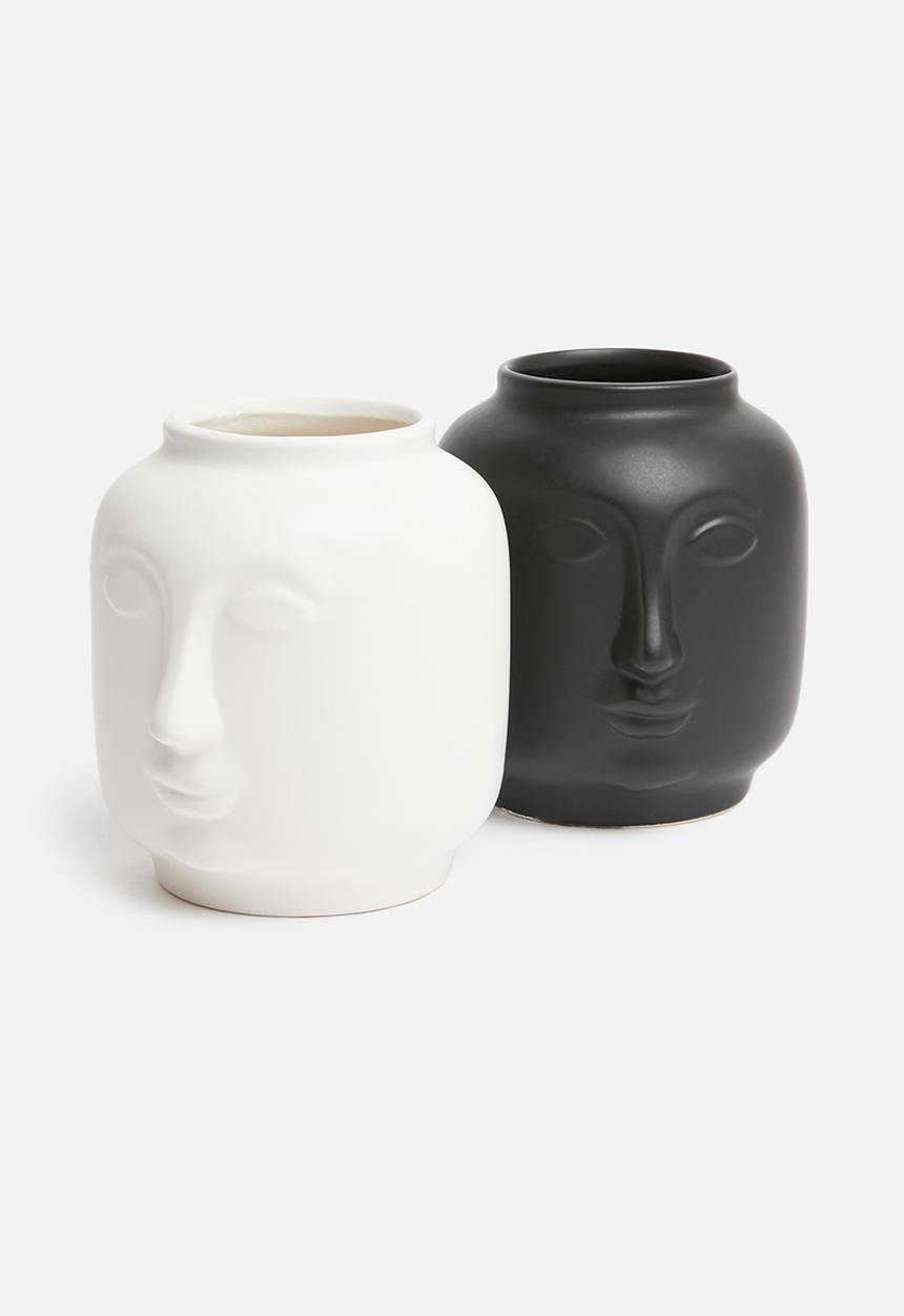 H&S - Face vase - white