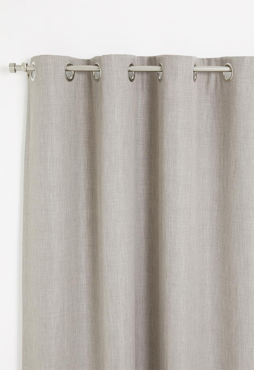 Sixth Floor - Eyelet harvey woven blockout curtain - amarula