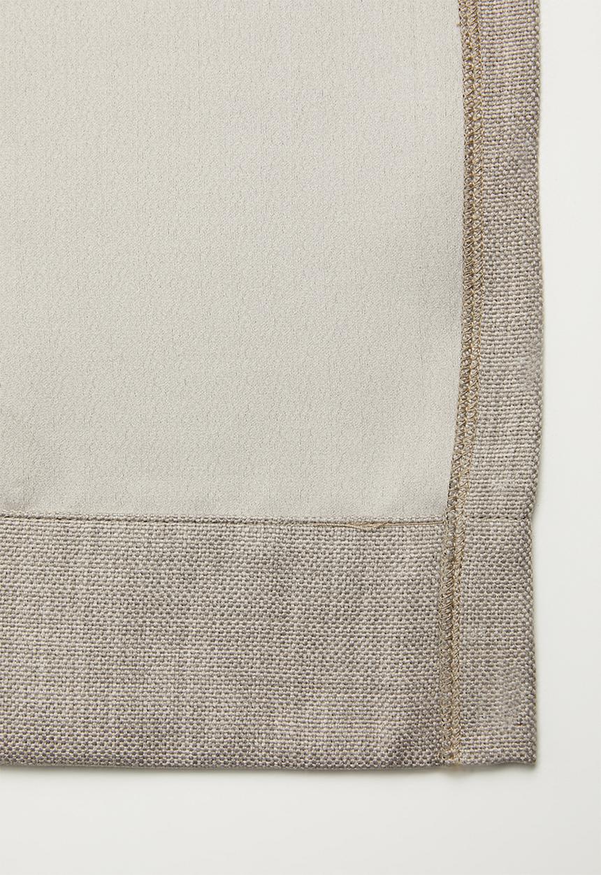Sixth Floor - Eyelet harvey woven blockout curtain - amarula