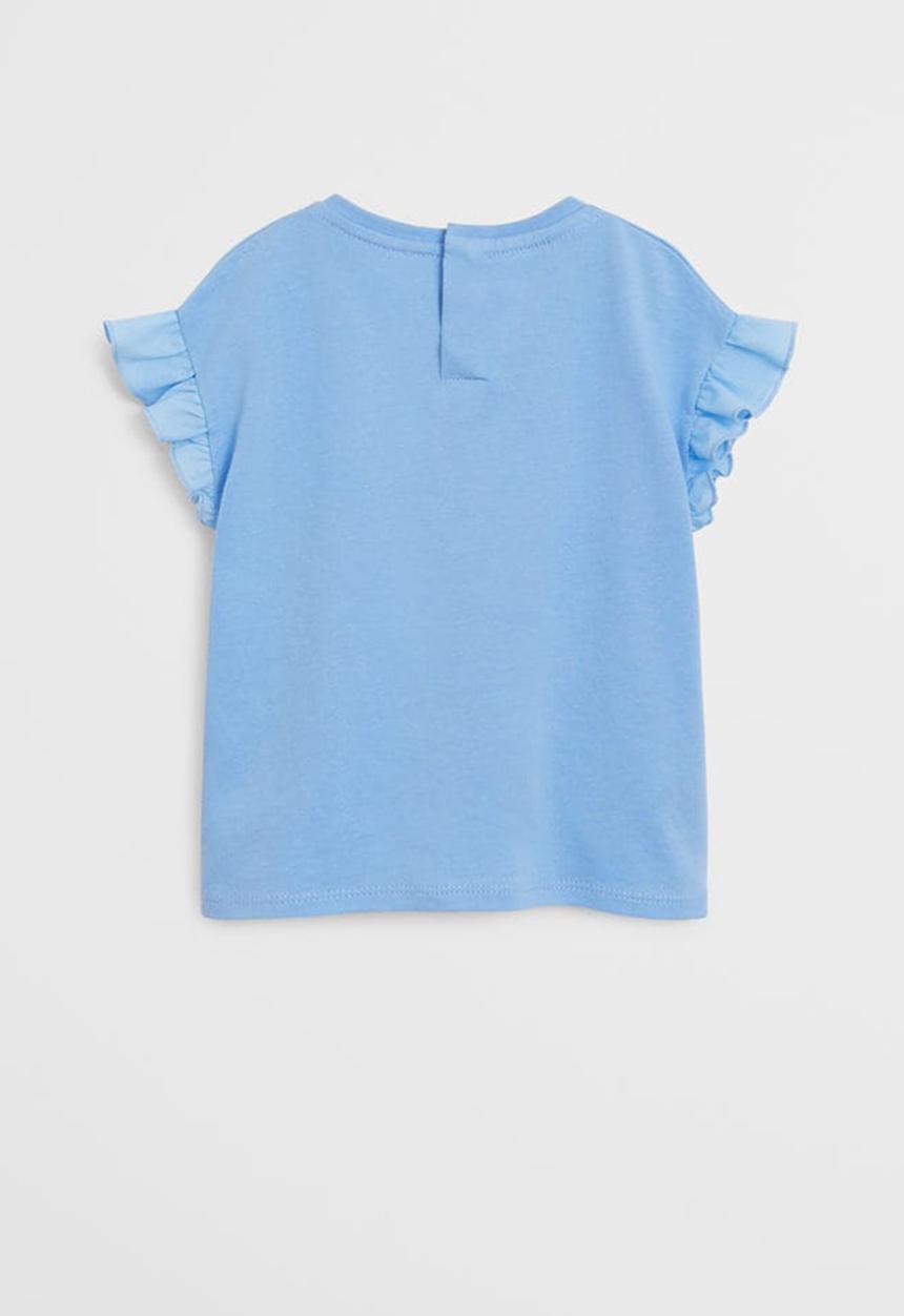MANGO - T-shirt holiday - blue