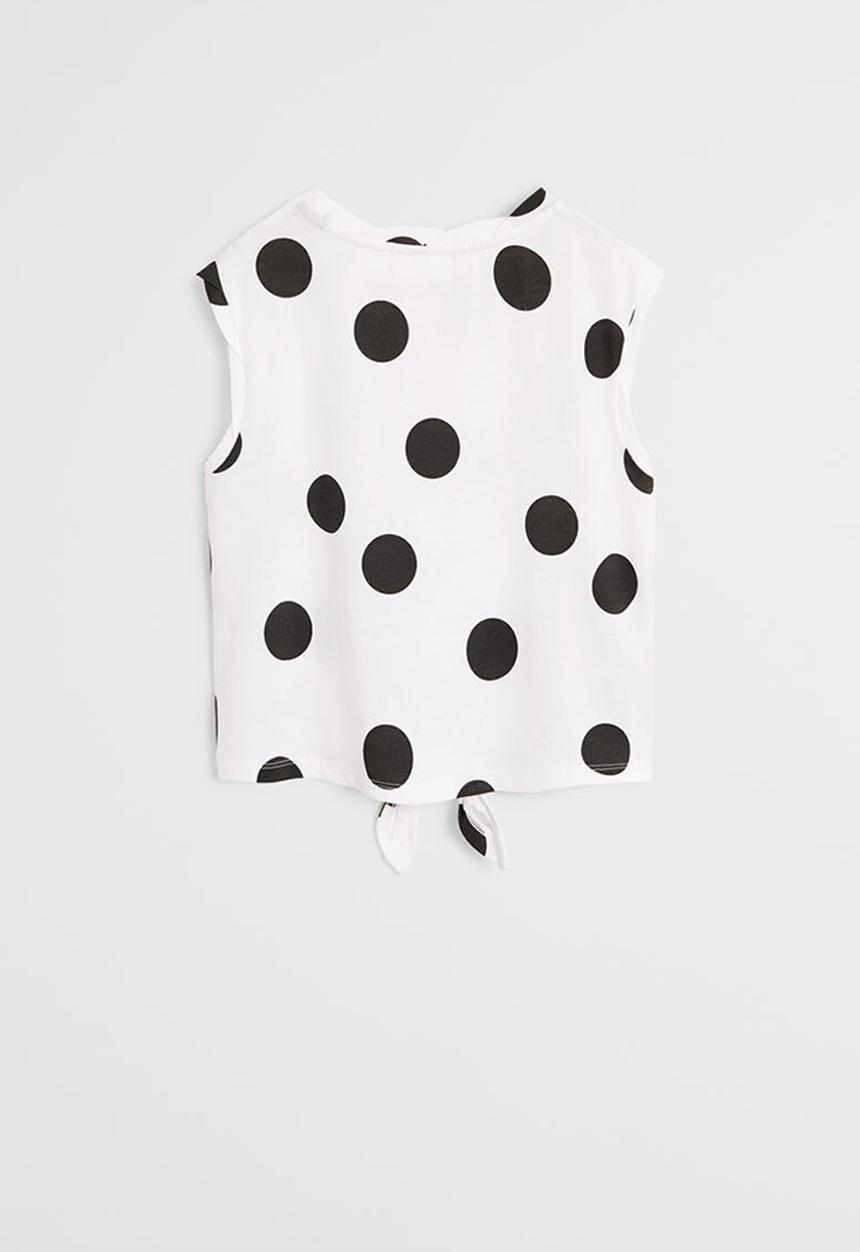 MANGO - T-shirt safarip6 - white & black 