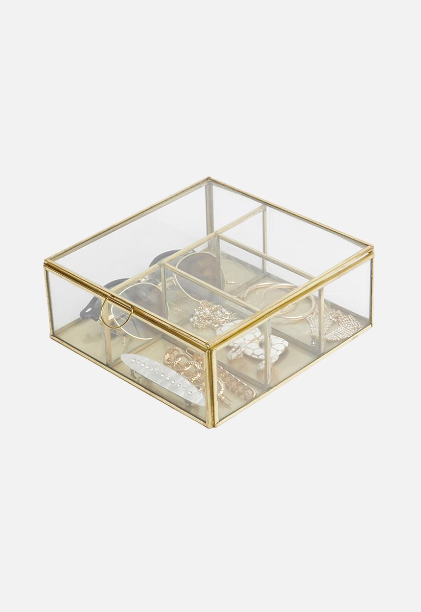Storage Solutions - Ana jewellery box - gold