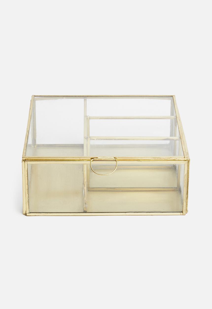 Storage Solutions - Ana jewellery box - gold