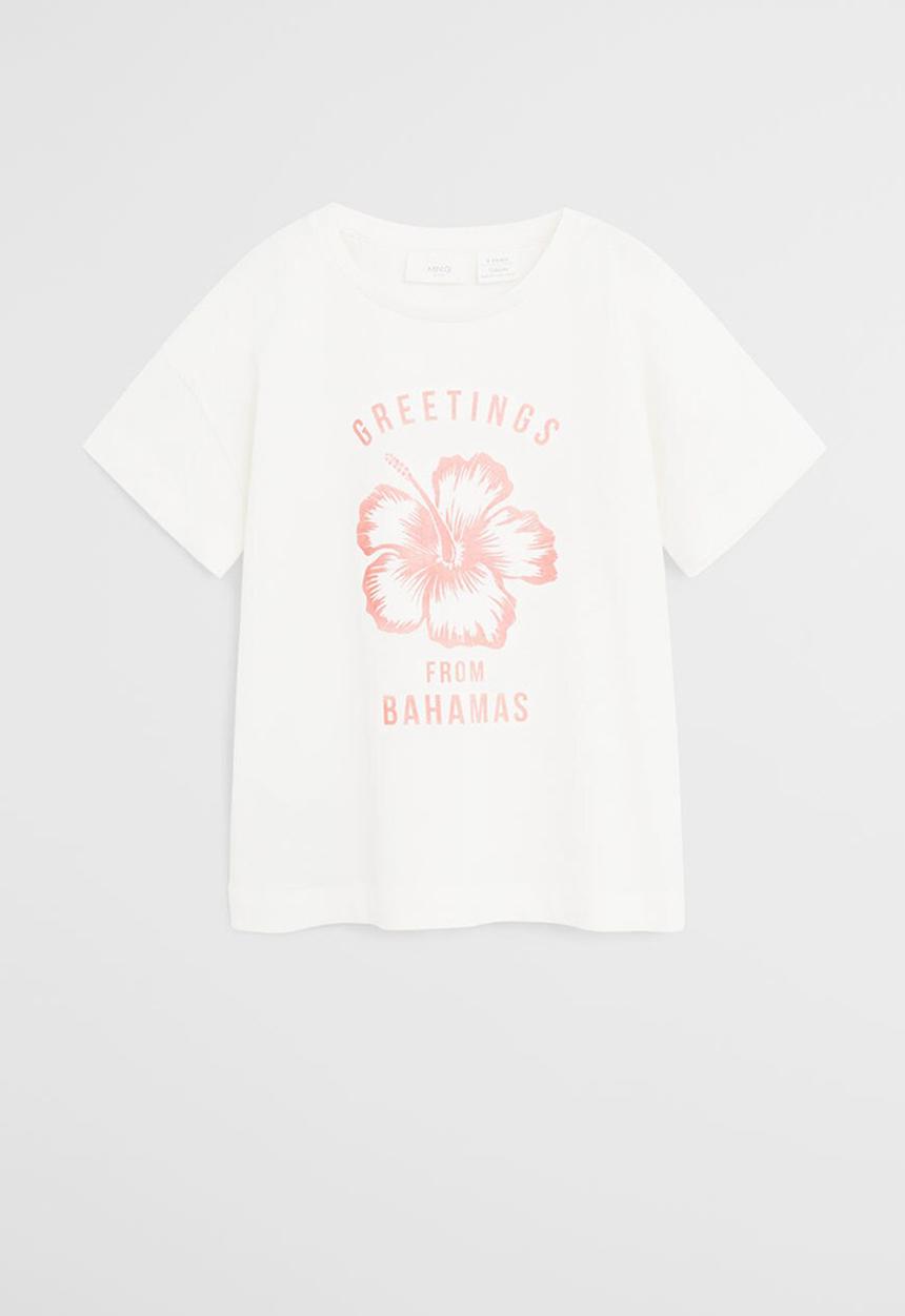 MANGO - T-shirt nica - off white