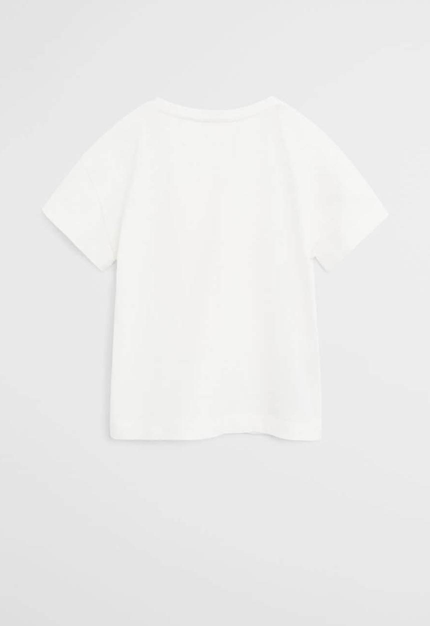 MANGO - T-shirt nica - off white