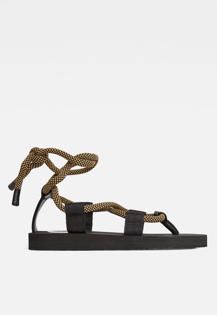 G-STAR - Ghillie og sandal - black & yellow