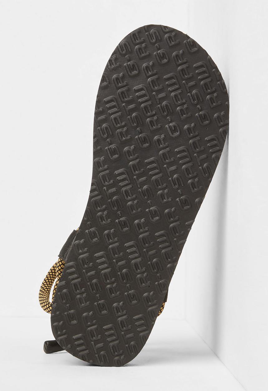 G-STAR - Ghillie og sandal - black & yellow