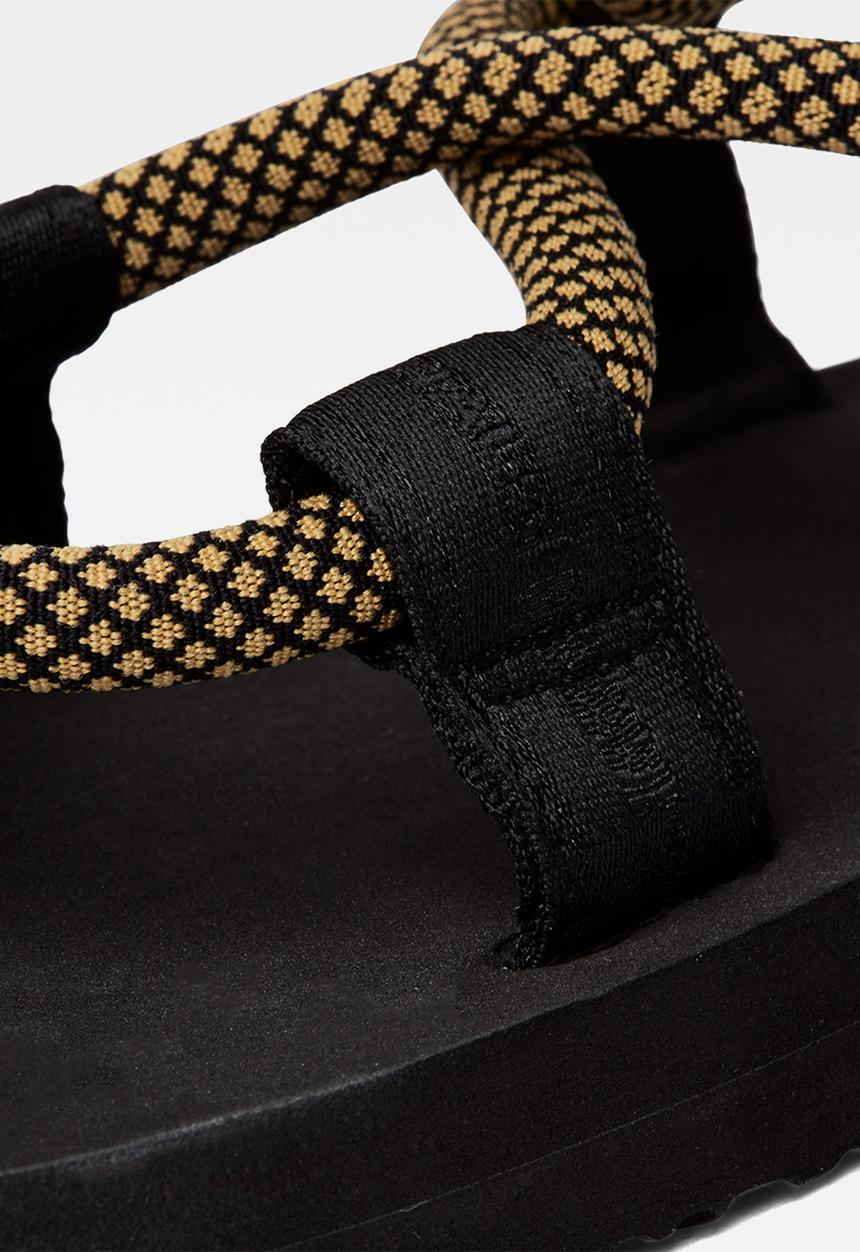 G-STAR - Ghillie og sandal - black & yellow