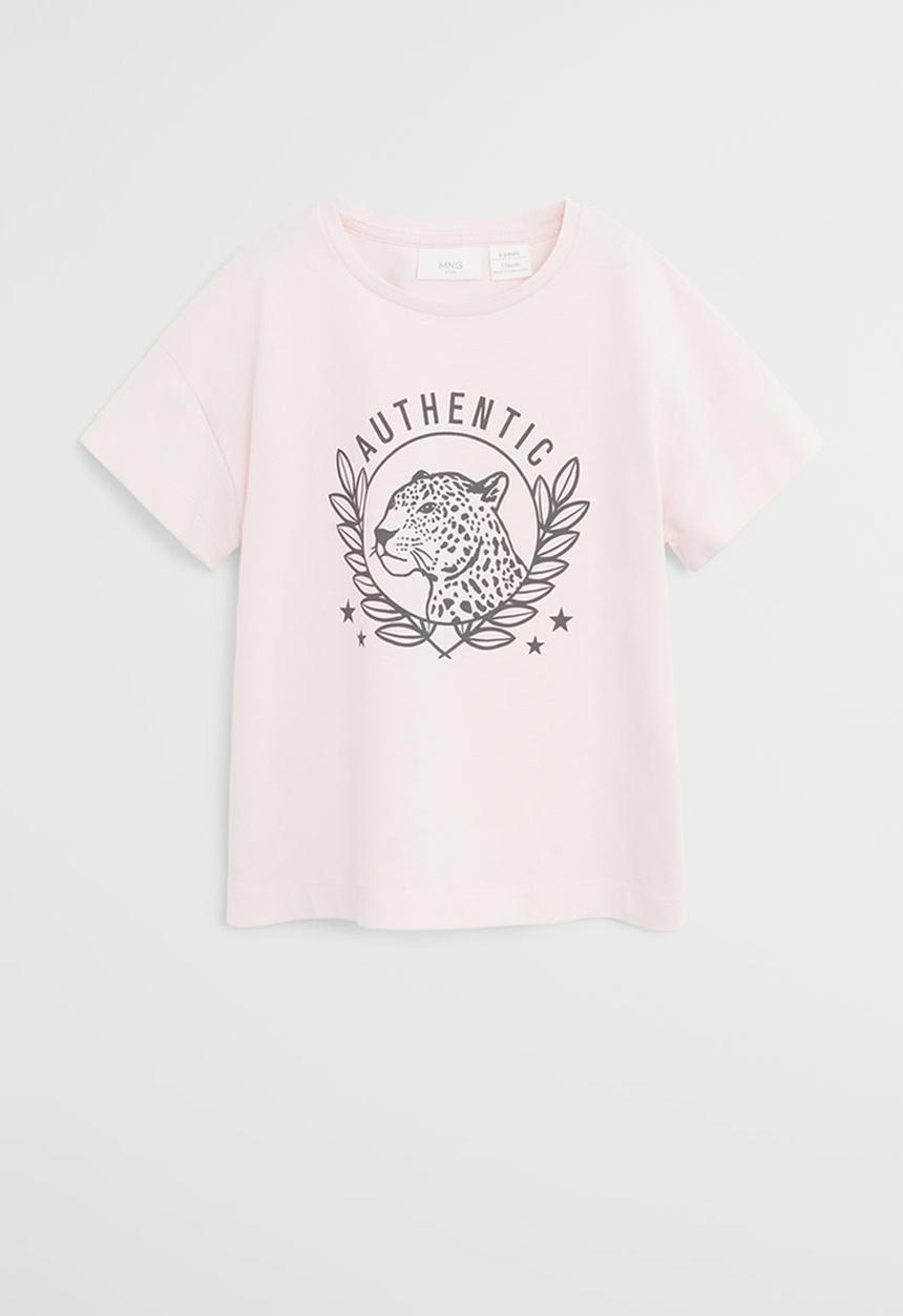 MANGO - T-shirt nica - light pink 
