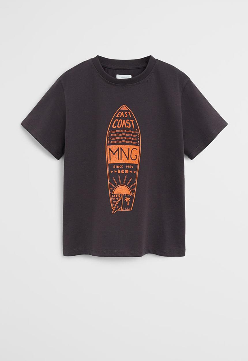 MANGO - T-shirt mnglogo - black 