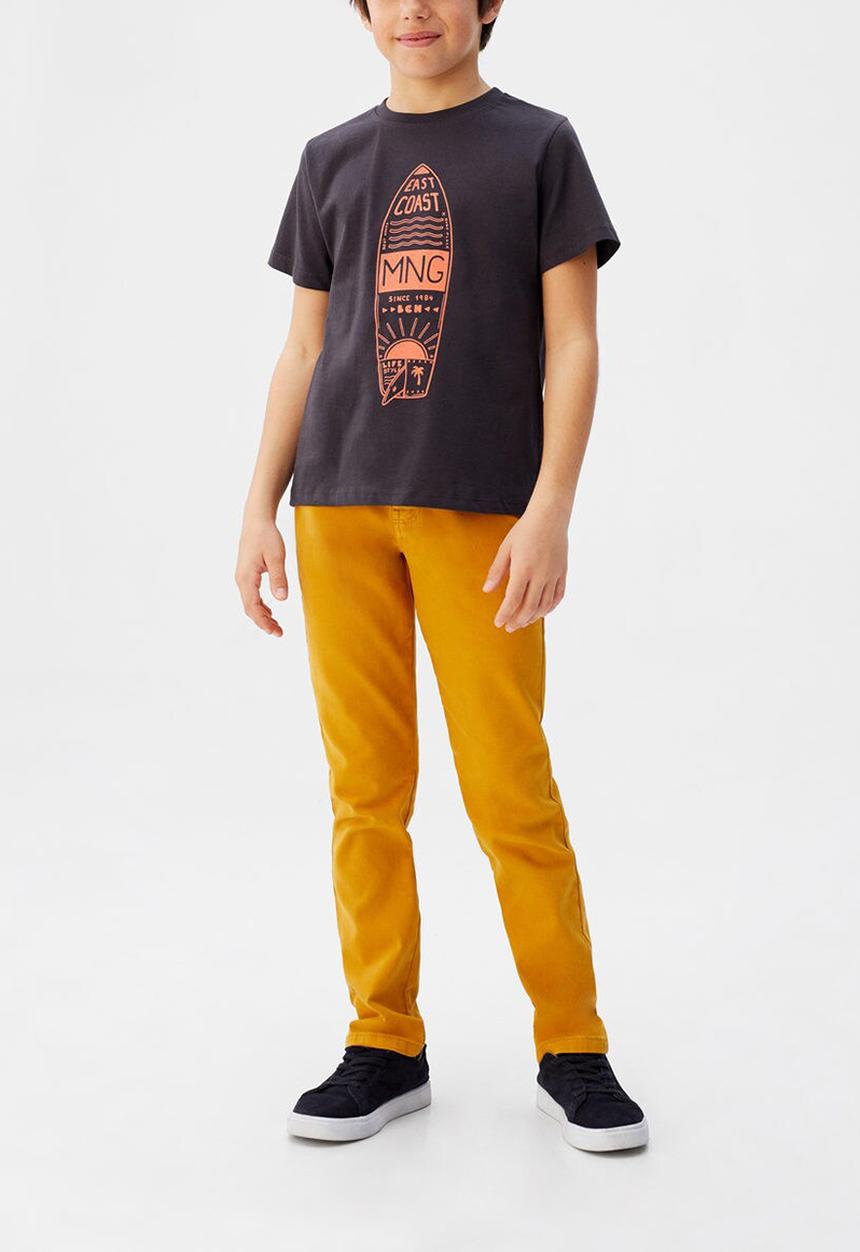 MANGO - T-shirt mnglogo - black 