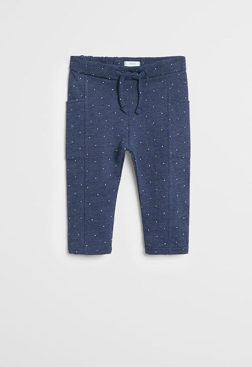 MANGO - Trousers mirepri6  - blue & white 