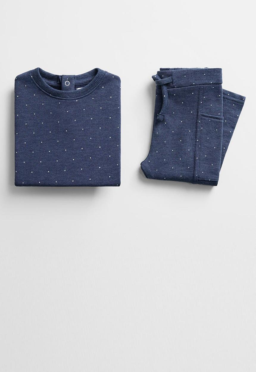 MANGO - Trousers mirepri6  - blue & white 