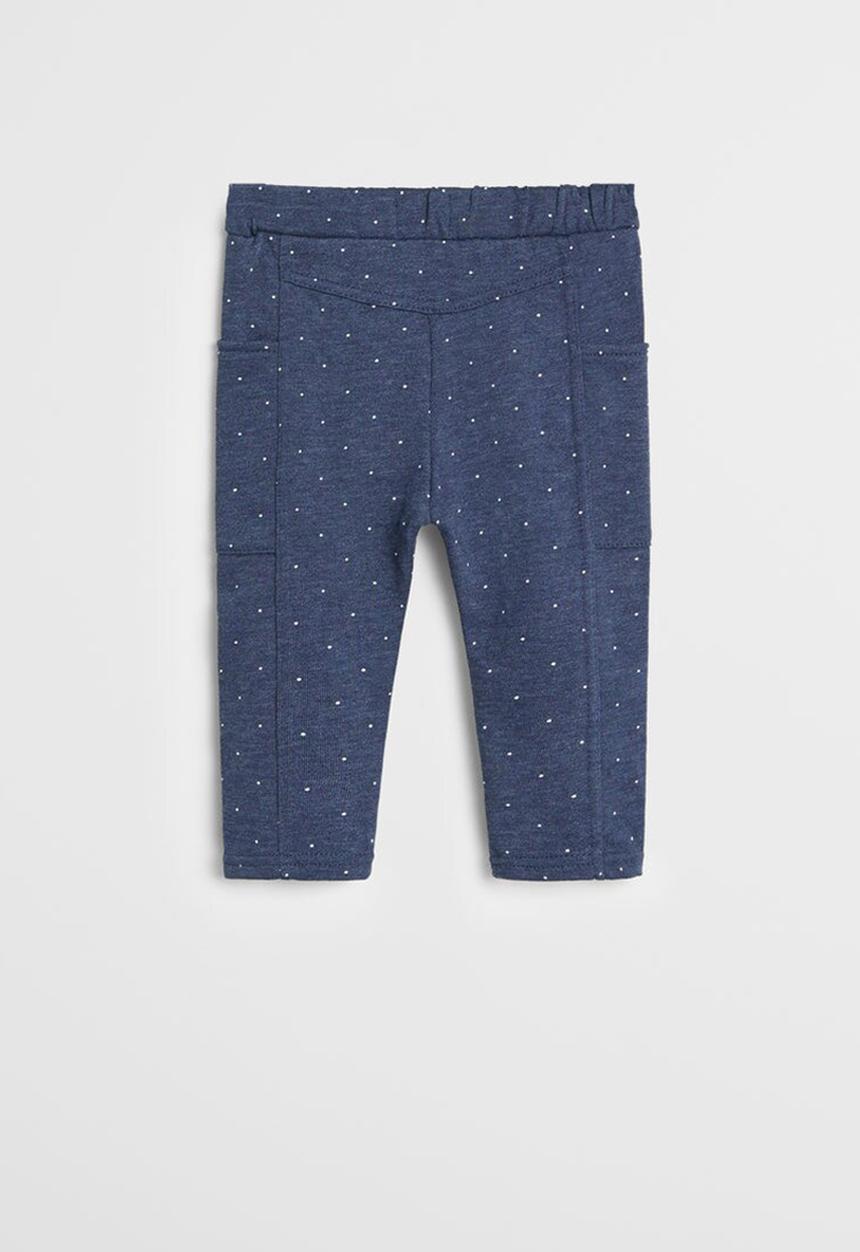 MANGO - Trousers mirepri6  - blue & white 