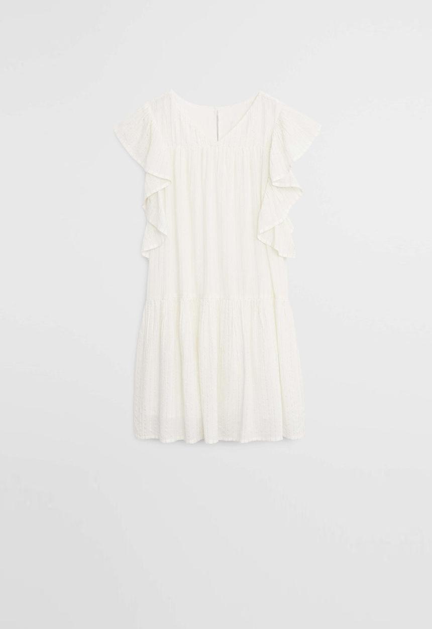 MANGO - Dress orquidea - white